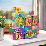 Картонени кубчета за редене с азбуката - Melissa & Doug