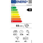 Пералня Toshiba TW-BL90A4, 8 кг, 1400 rpm, Клас B, Display, Ultra Fine Bubble, Steam Wash, Wi-Fi, Бял