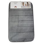 Постелка за баня Casa Plastor Lines, 75x45x1.3 см, Сив