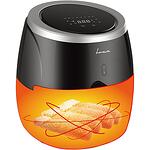 Фритюрник с горещ въздух FRAM Airfryer FAF-MD2000BK, 2000W, 5 л, Цифров дисплей, Touch control, Отделящ се съд с незалепващо покритие