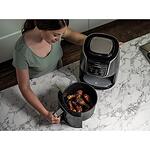 Фритюрник с горещ въздух Ninja AF160EU, 1750W, 5.2 л, 6 функции за готвене, Черен