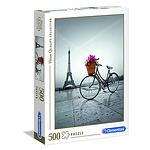 Пъзел Clementoni - Bicycle with flowers in Paris, 500 части