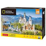 Пъзел 3D Cubic Fun - National Geographic, Замъкът Neuschwanstein, 121 части