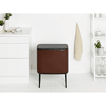 Кош за смет Brabantia Bo Touch 11+23L, Mineral Cosy Brown