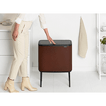 Кош за смет Brabantia Bo Touch 11+23L, Mineral Cosy Brown