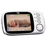 Видео бебефон Mappy VBM-8700, 3.2" LCD екран, Нощно виждане, 8 приспивни песнички, Мониторинг на температура