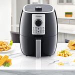 Фритюрник Rohnson Air Fryer R-2827, 1500W, Таймер, Автоматично изключване, Светлинни индикатори, 5л капацитет