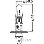 Халогенна крушка Osram H1 Standard 12V 55W