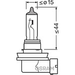 Халогенна крушка Osram H11 Standard 12V 55W