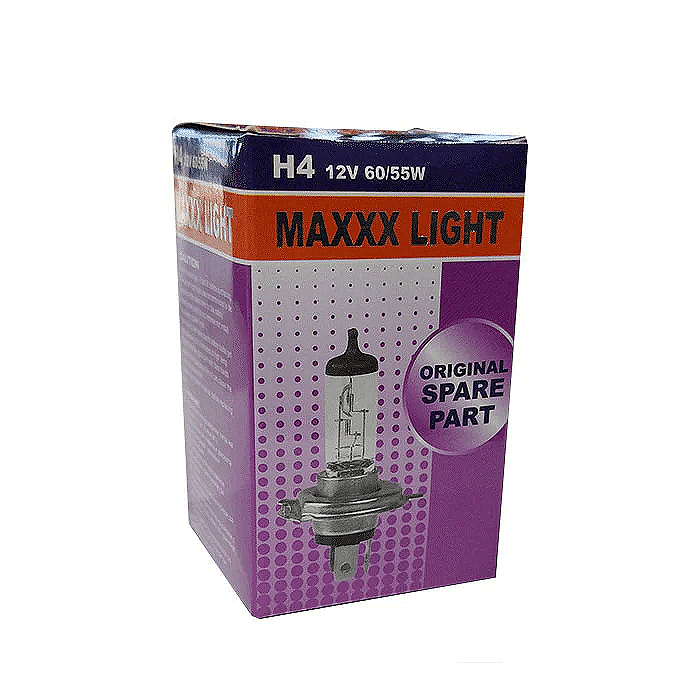 Халогенна крушка Maxxx Light H4 Standard 12V 55W
