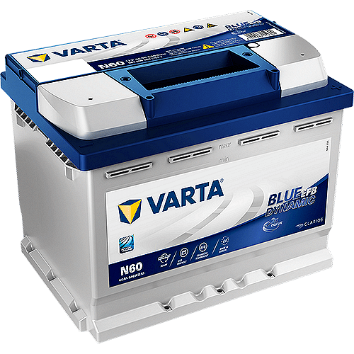 Акумулатор Varta Blue Dynamic EFB 12V 60Ah 640A R+