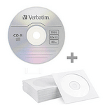 Диск CD-R Verbatim + Плик за CD