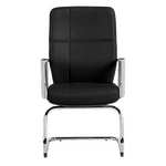 Посетителски стол Siena Черен Lux