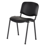 Посетителски Стол 1131- Черен Lux