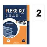 Етикети Fleks Ko 210x148.1 mm A4, 100 л. 2 етик.