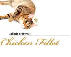 Schesir Cat Chicken Fillet парченца в желе 85гр с Пилешко за котки
