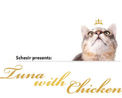 Schesir Cat Tuna with Chicken парченца в желе 85гр с риба тон и пиле за котки