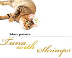 Schesir Cat Tuna with Shrimps парченца в желе 85гр с риба тон и скариди за котки