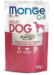 MONGE GRILL Chunkies Beef – Пауч хапки за кучета, на грил с говеждо 100гр.