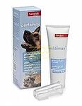 Candioli DentalMax - високоадхезивен стоматологичен гел, предназначен за хигиена на зъбите, венците и устната кухина при кучета и котки с пародонтопатии и четка 50 мл.