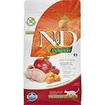 N&D Quail&Pomegranate NEUTERED – Пълноценна храна за кастрирани котки с пъдпъдък, тиква и нар.5кг