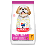 Hills Science Plan Small & Mini Mature 7+ с пилешко – Пълноценна суха храна за дребни и миниатюрни породи кучета в напреднала възраст, над 7 години .
