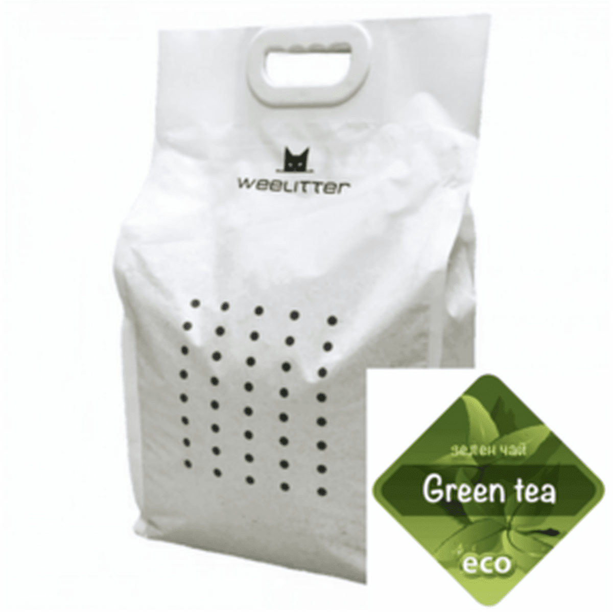 WeeLitter Coffe - екологична котешка тоалетна от соя / аромат кафе / 18 литра