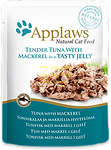 Applaws Tuna Wholemeat with Mackerel in Jelly - с риба тон и скумрия в желе 70 гр.