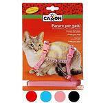 Camon  Cat set - котешки нагръдник + повод с камъчета