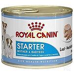 Royal Canin Pediatric Starter Mousse - пълноценна кучешка храна за женски кучета (бременни и кърмещи) и техните кученца (от отбиването до 2 месечна възраст) 195 гр.