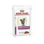 Royal Canin Renal Cat Tuna - лечебна храна за котки, формулирана в подкрепа на бъбречната функция в случай на хронична или временна бъбречна недостатъчност, чрез ограниченото си ниво на фосфо