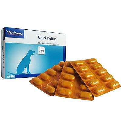 Virbac calci delice - калциево-фосфорни таблетки 30 броя