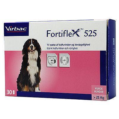 Virbac Fortiflex 525 - за поддържане структyрата на ставите и двигателна активност, за кучета с тегло над 25 кг.