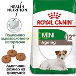 Royal Canin Mini Ageing 12+ - пълноценна храна за кучета, специално създадена за възрастни кучета от дребните породи с тегло в зряла възраст от 1 до 10 кг., над 12 години 1.5 кг.