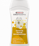 Versele Laga Oropharma White Hair Shampoo - шампоан с лайка и червен кантарион, съдържащ пигмент за естествено запазване на белия цвят на козината 250 мл.