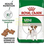 Royal Canin Mini Adult - за кучета от дребните породи с тегло в зряла възраст до 10 кг., над 10 месечна възраст  .различни количествени разфасовки кг