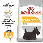 Royal Canin Mini Dermacomfort - специално разработена за кучета малки породи с чувствителна кожа, склонна към раздразнения и сърбежи