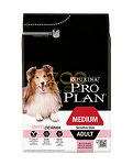 Pro Plan Optiderma Аdult Мedium Sensitive Skin - със сьомга, за кучета средни породи / 10-25 кг. / над 12 месеца 14 кг.