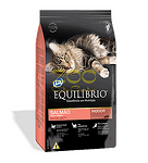 EQUILIBRIO CAT ADULT SALMON - Пълноценна храна от най-висок клас за котки от всички породи, навършили 12 месеца - 7.5 kg