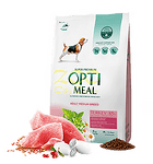 Opti Meal Medium Dog Adult Turkey - Храна за кучета над 12 месеца от средни породи, с пуешко