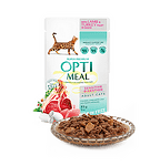 Opti Meal Pouch Sensitive Digestion Turkey - За котки над 12 месеца, с чувствителна храносмилателна система, с пуйка 85гр.