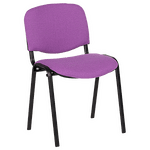 Посетителски стол Carmen 1130 LUX - лилаво-черен