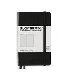 Тефтер А6 Leuchtturm1917 Notebook Pocket Black, твърда корица