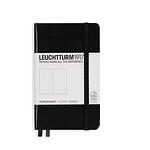 Тефтер А6 Leuchtturm1917 Notebook Pocket Black, твърда корица