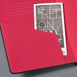 Бележник Sigel CONCEPTUM®, A4, на редове, твърда корица, черен/червен