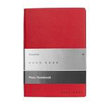 Тефтер Hugo Boss  Essential Storyline, бели листове, A6, червен