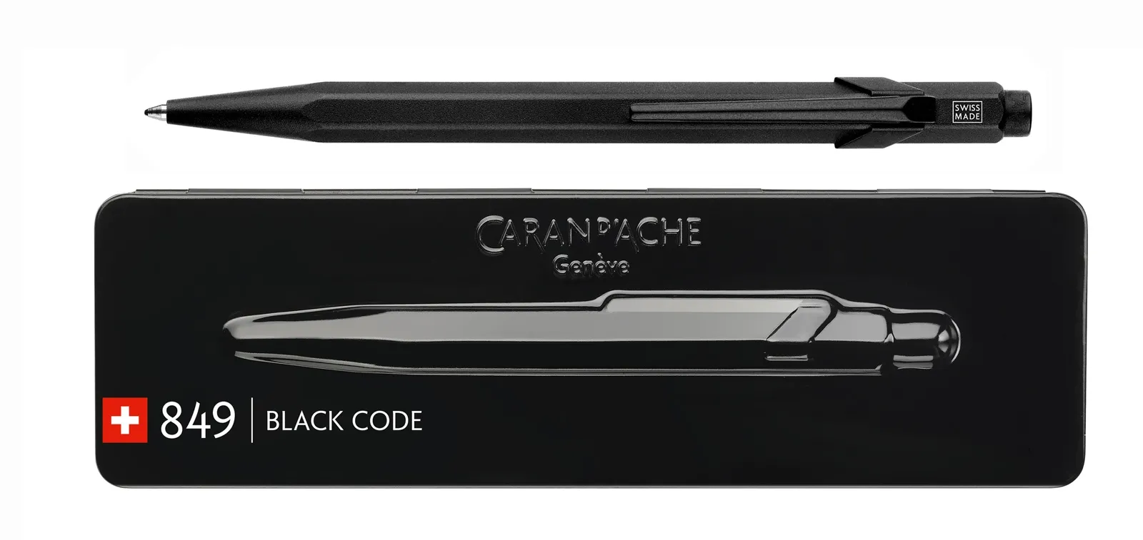 Химикалка Caran d'Ache - 849, черна