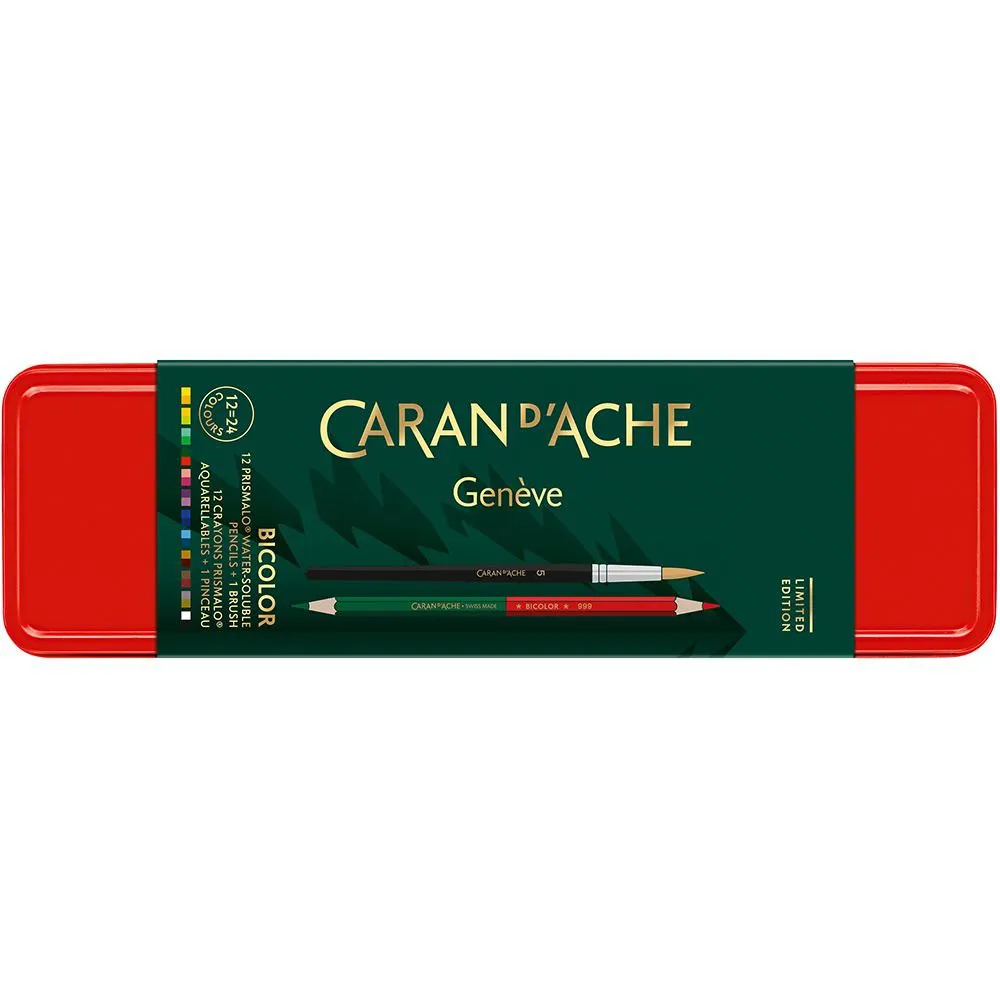 Комплект цветни моливи Caran d'Ache - Prismalo Bicolor