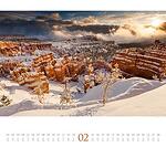 Календар Ackermann Phantastische Landschaften - Фантастични пейзажи, 2023 година