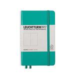 Тефтер А6 Leuchtturm1917 Notebook Pocket, твърди корици,Emerald, редове